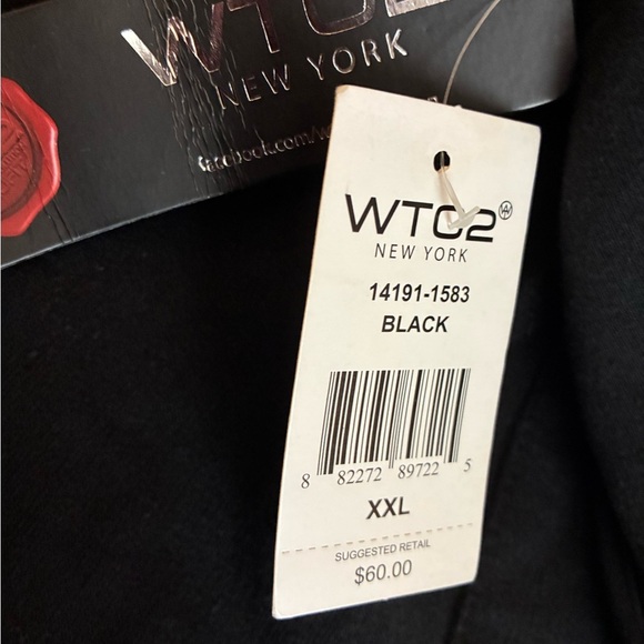 WT02 Collection NY Men’s Black Drawstring Sweatpants Size XXL NWT Joggers - Picture 9 of 9